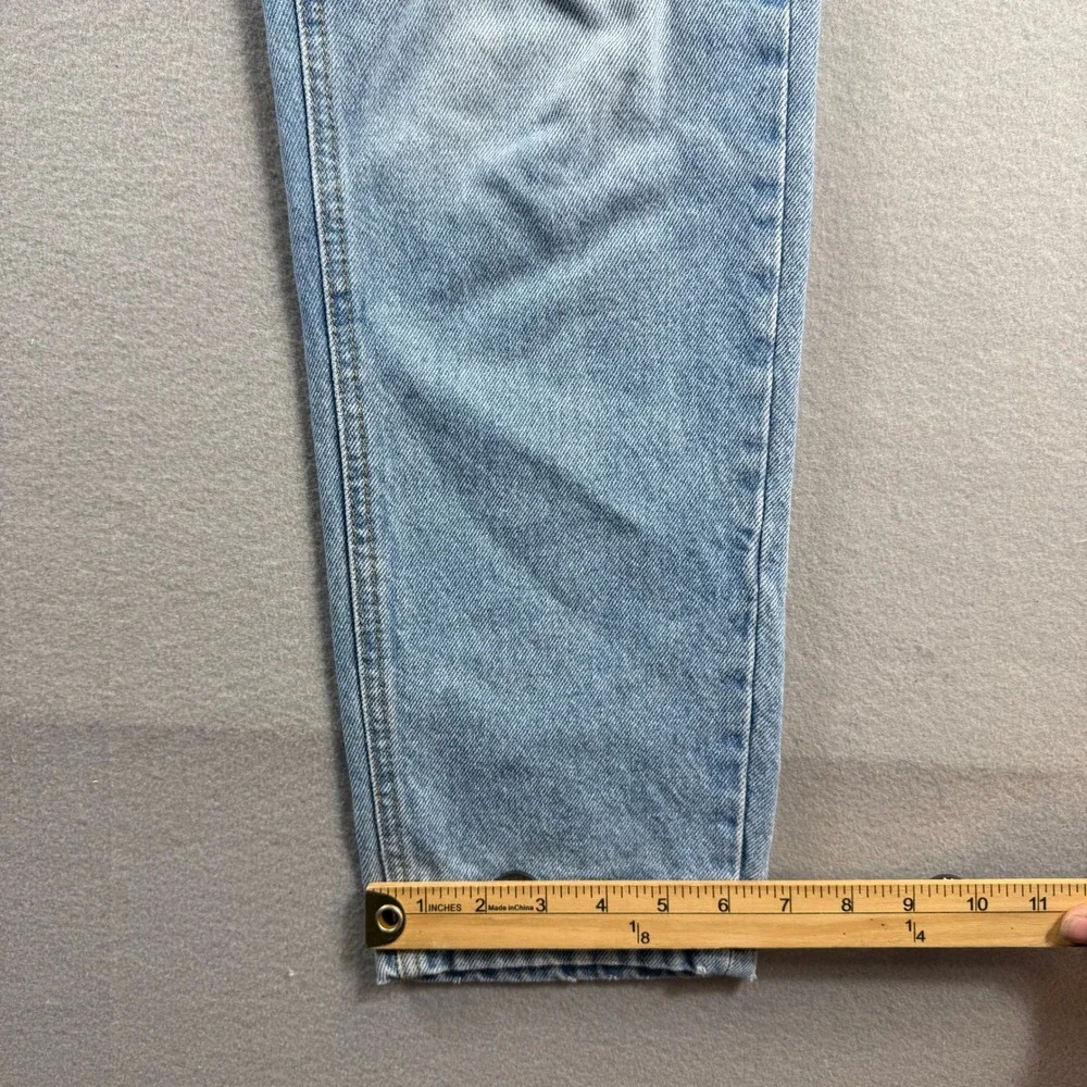 boohooMAN Jeans Mens 32x28‎ Light Blue Straight Leg Denim
